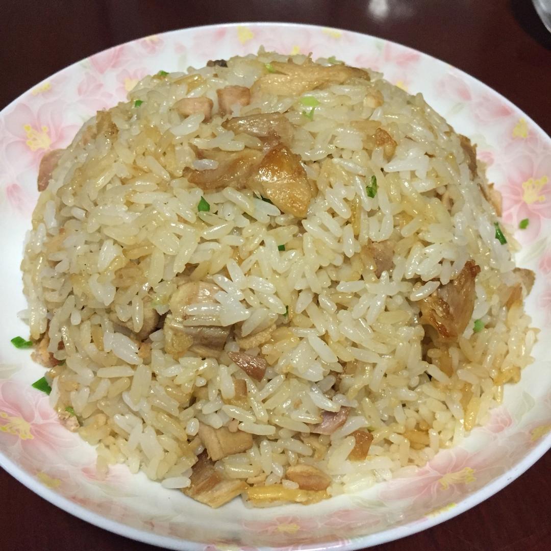 考拉大婶儿做的咸鱼鸡粒炒饭