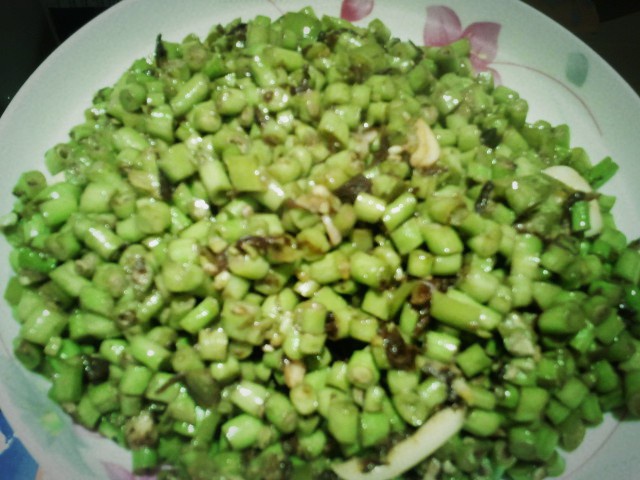 豆瓣橄榄菜炒豆角