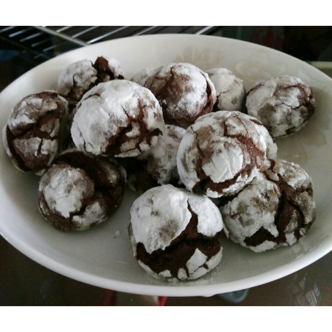 巧克力裂纹曲奇