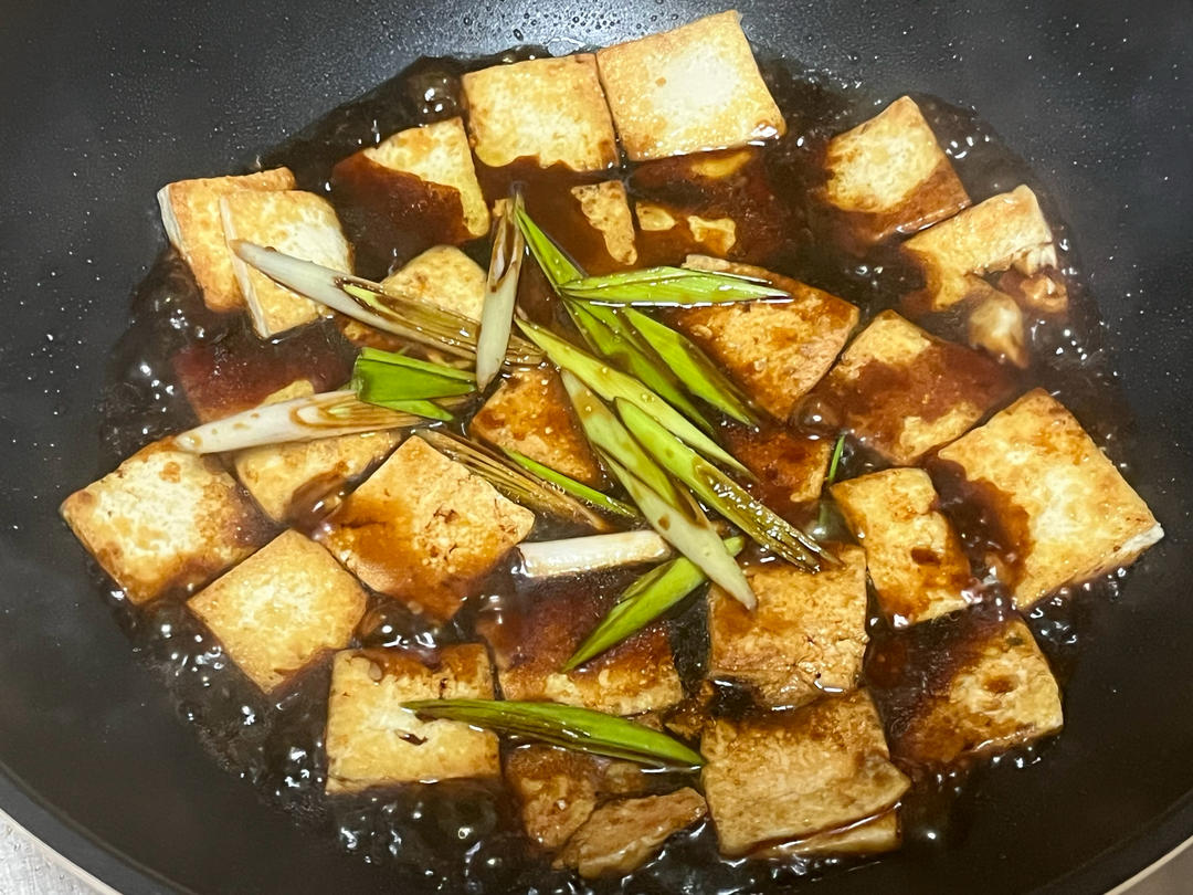 家常葱烧豆腐