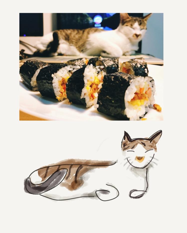 紫菜卷寿司