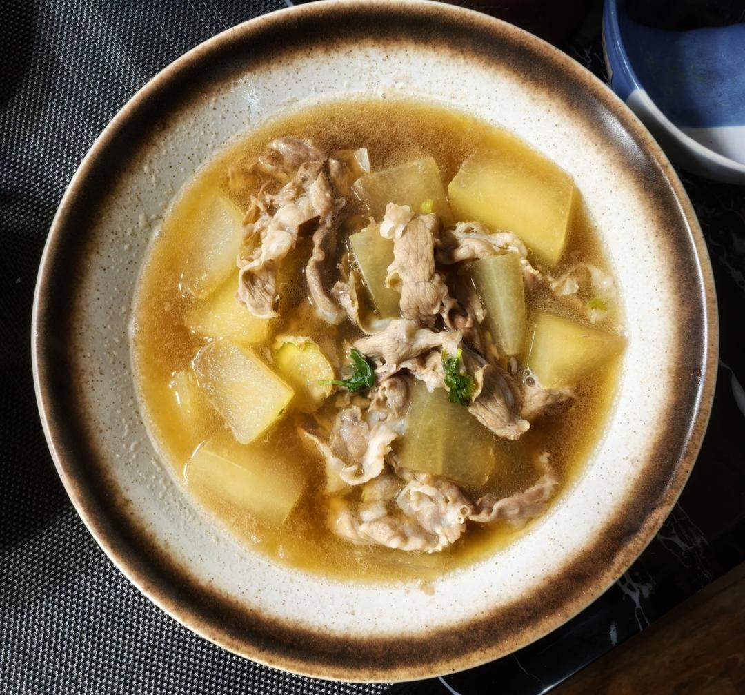 懒人版冬瓜羊肉片汤