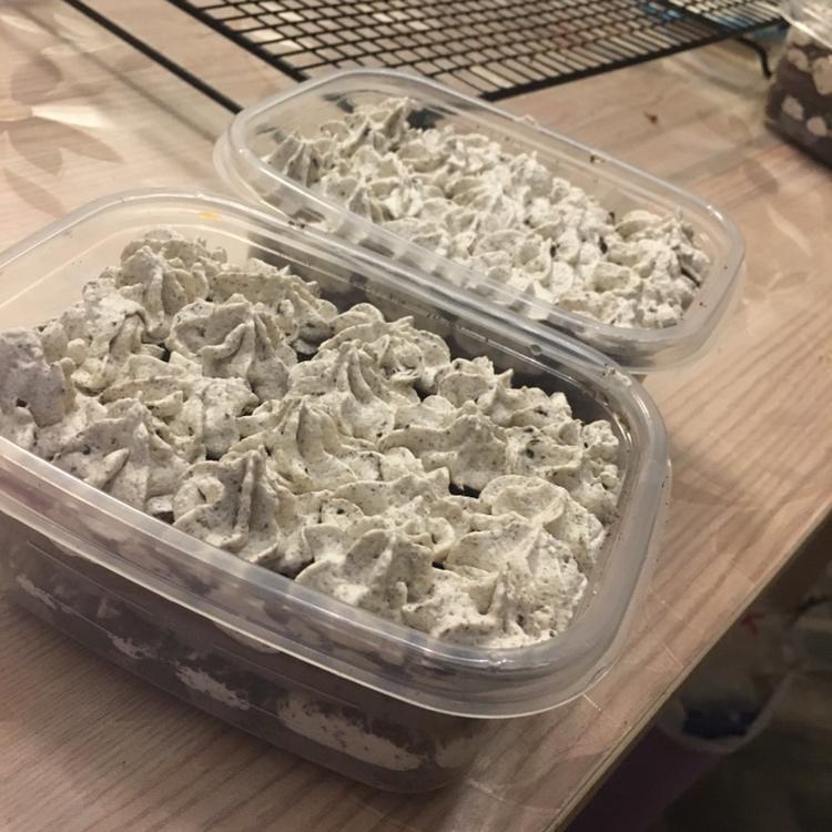 低糖不腻的奥利奥咸奶油蛋糕盒子