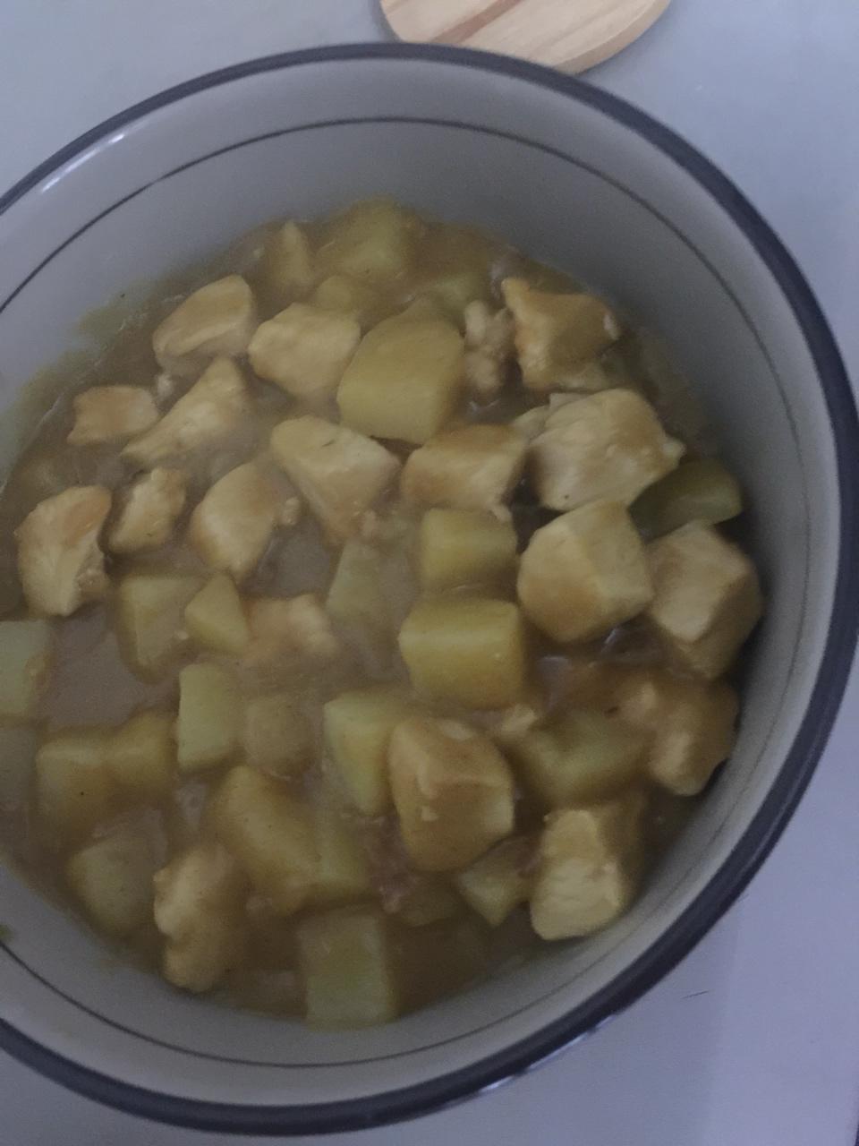 咖喱土豆鸡块