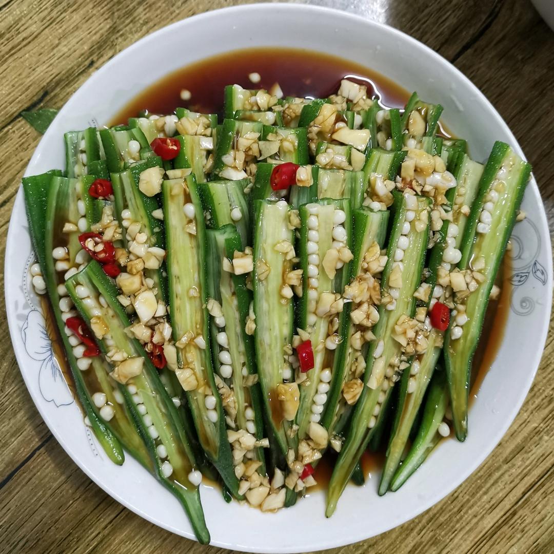 ‼️从此爱上秋葵‼️
白灼秋葵