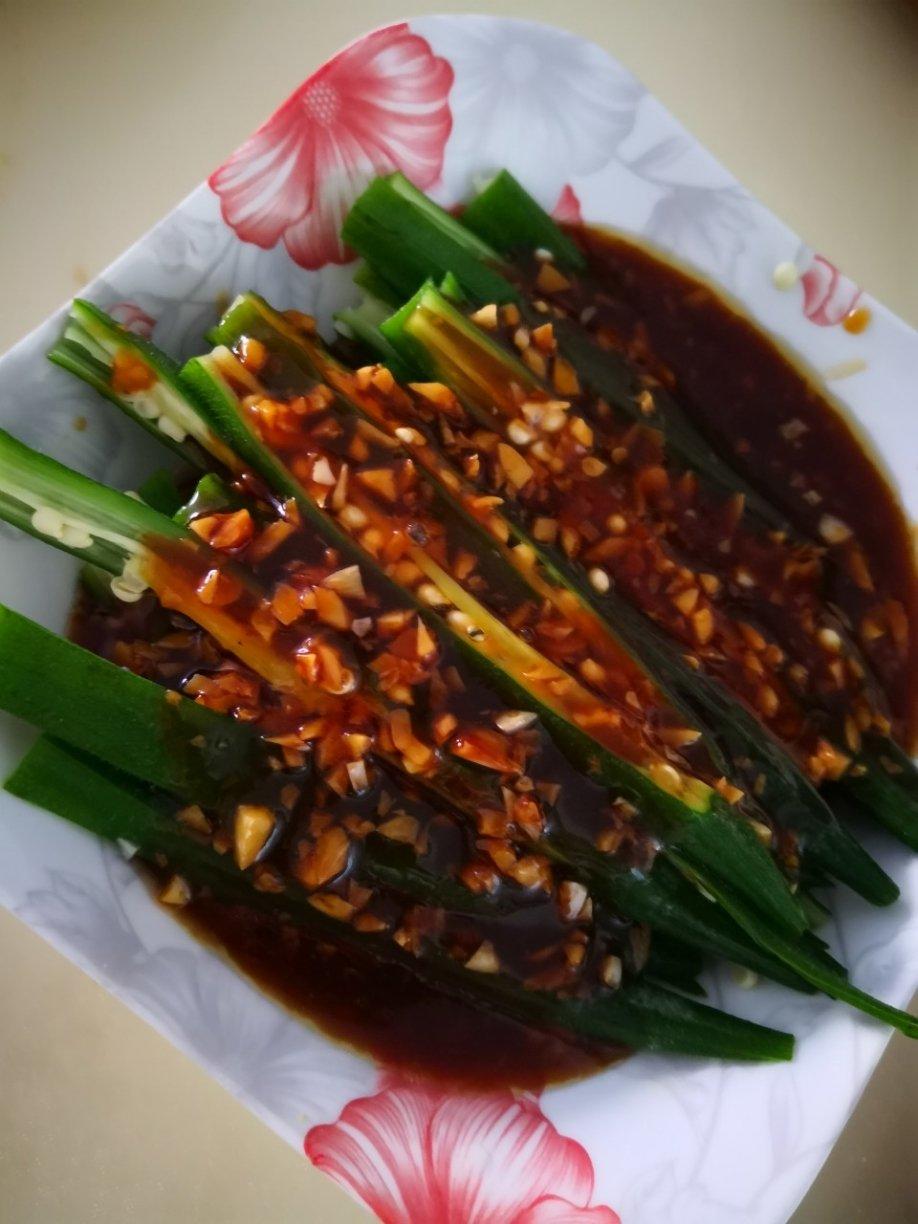 秋葵最好吃的做法，蒜香秋葵