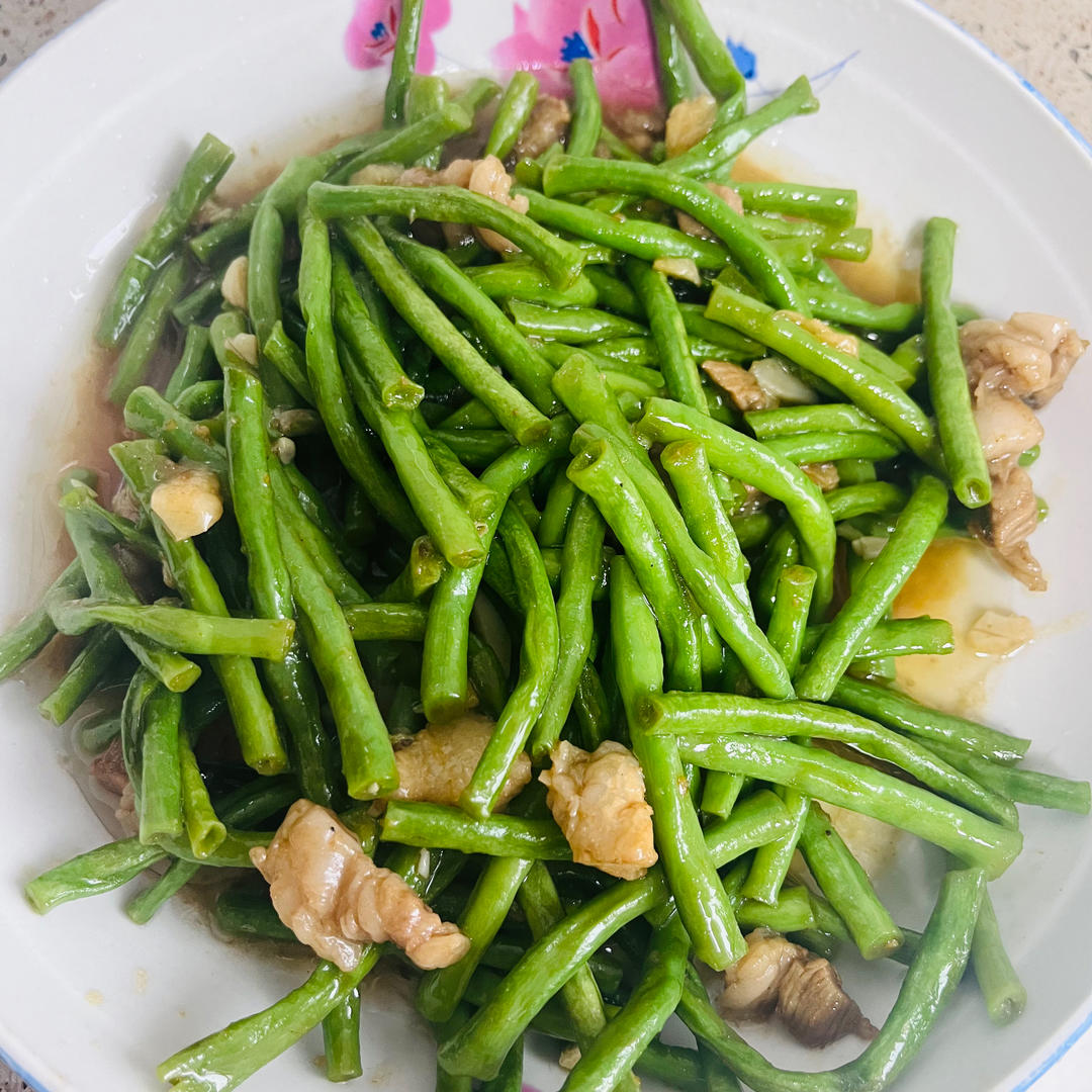 清炒豇豆角