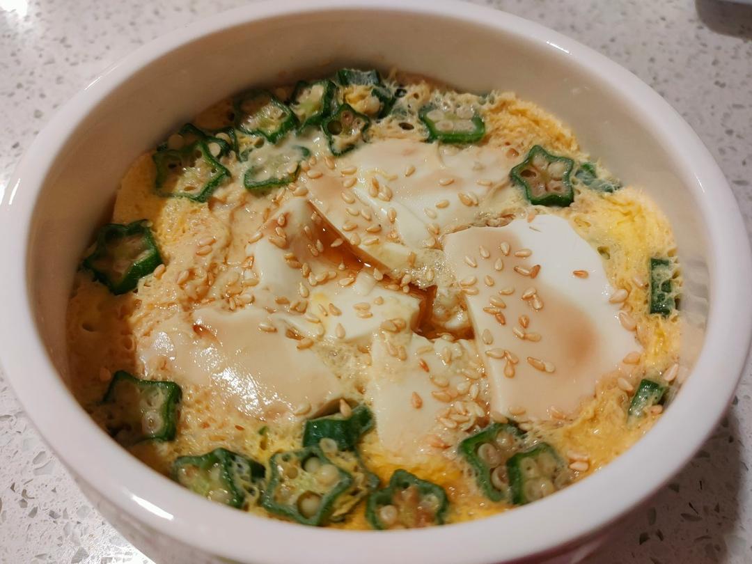 五分钟鸡蛋豆腐羹（附盒装豆腐脱模大法！）