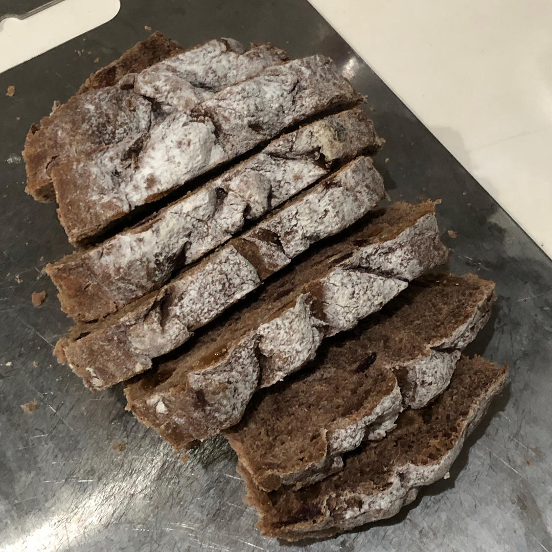 巧克力莓果欧包｜无油低糖