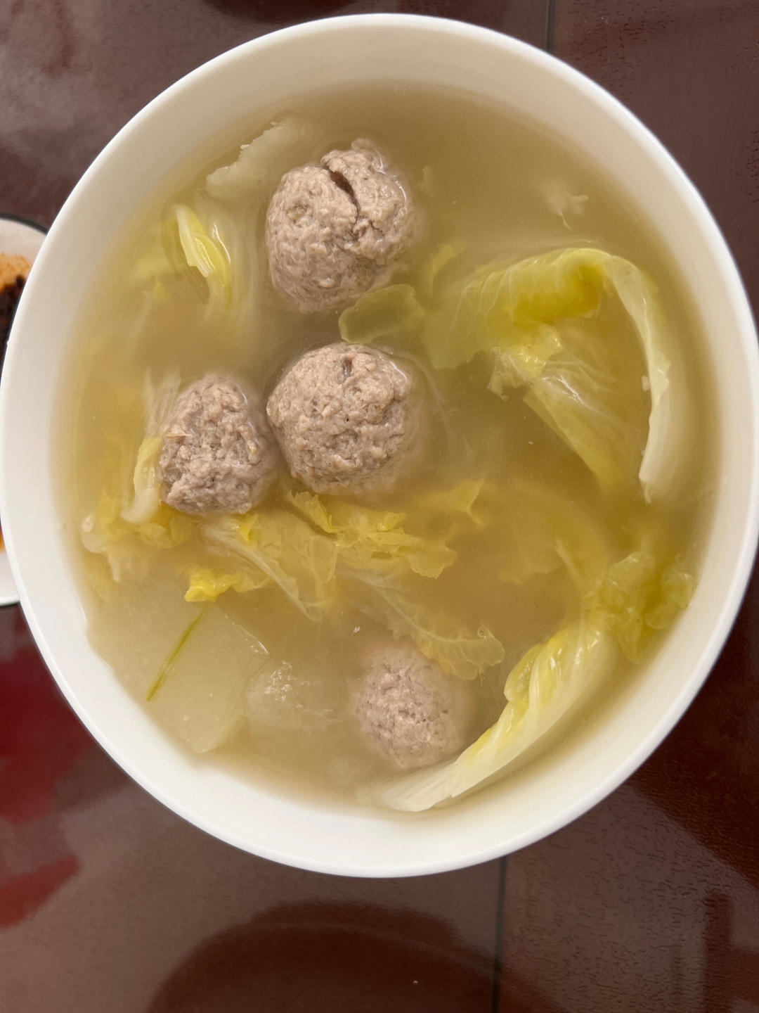 巨鲜美的冬瓜丸子汤