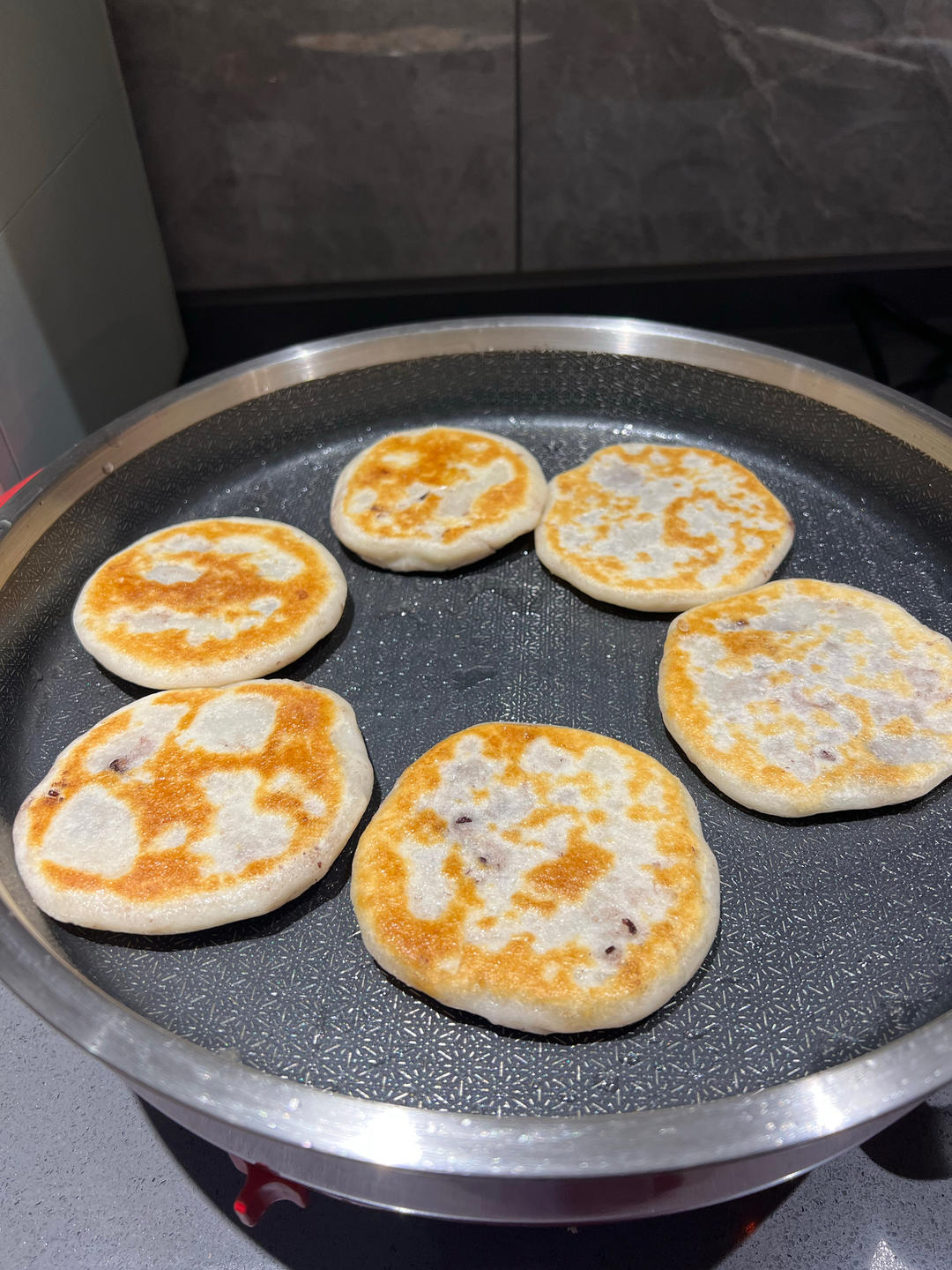 ㊙️东北糯米豆沙粘火勺 烫面法饼超级软 附虎口收拢法整形视频