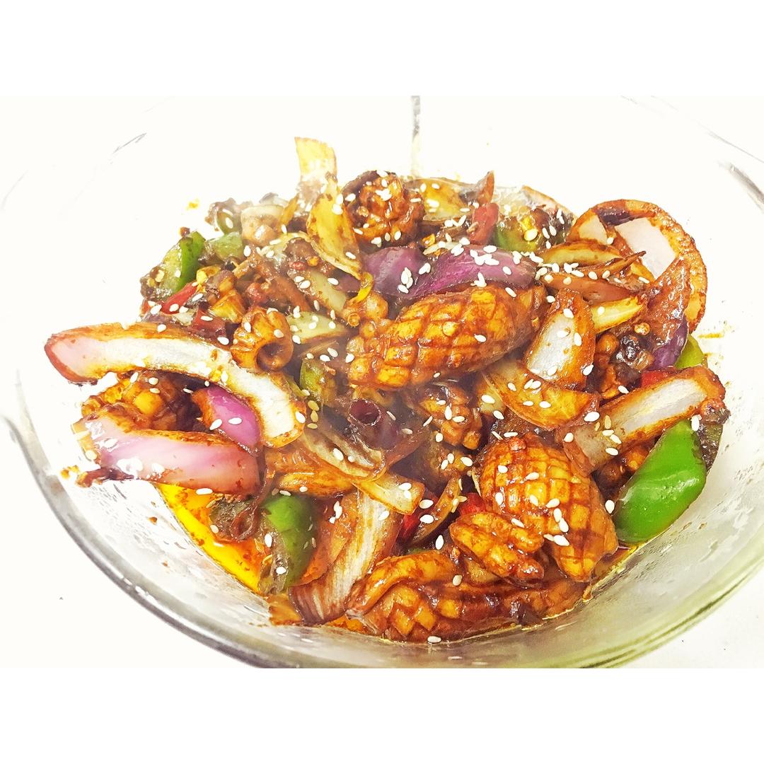 香辣鱿鱼卷