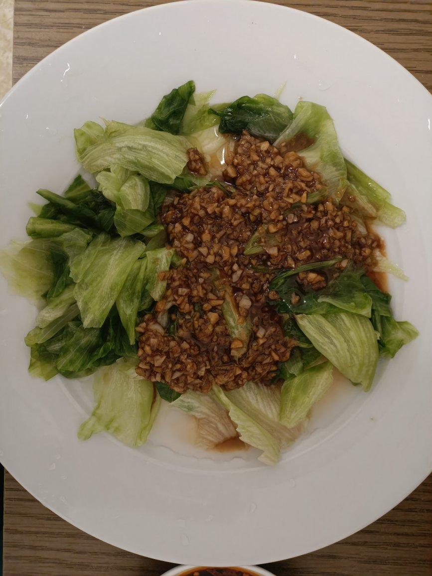 超级好吃低脂低热量的～蚝油生菜