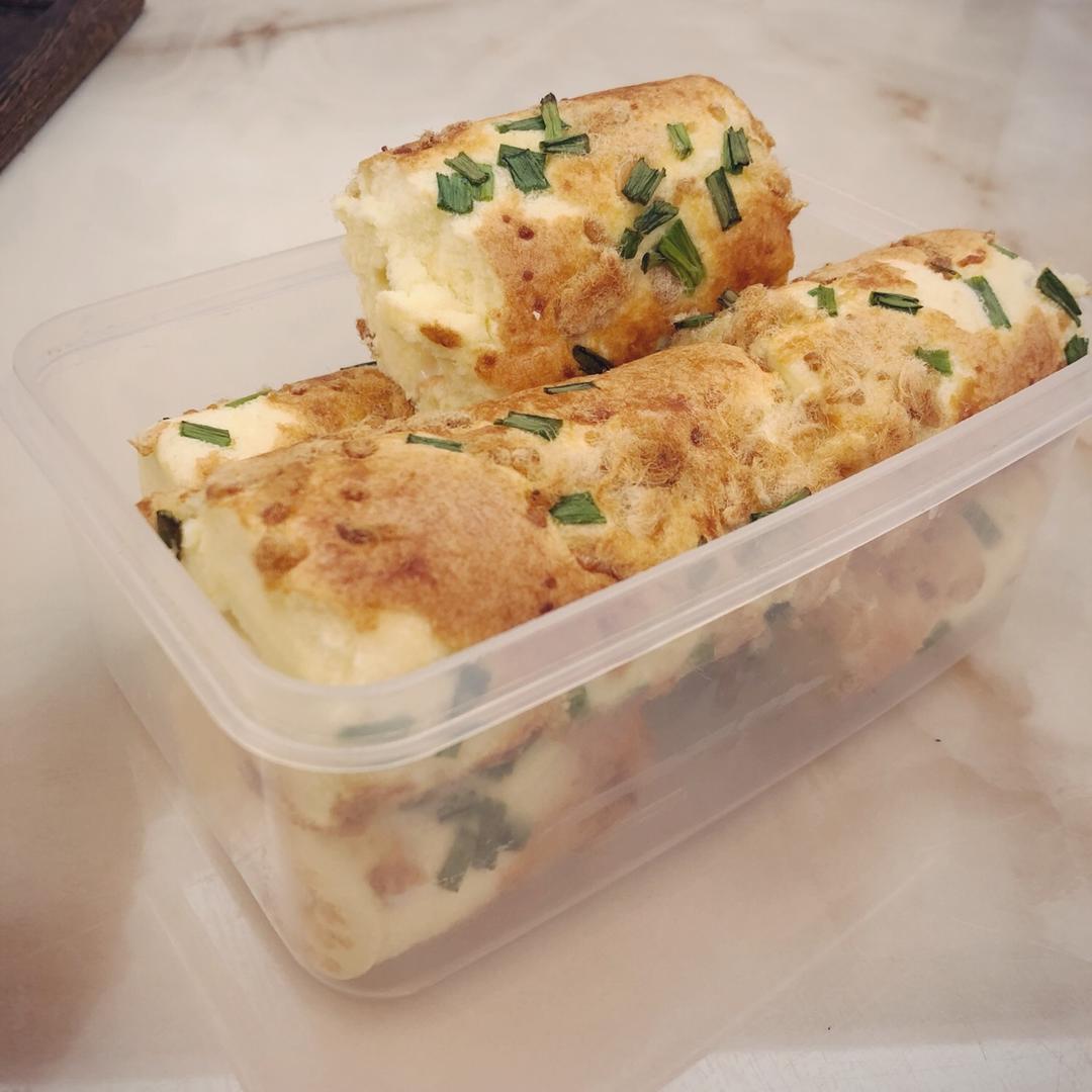 香葱肉松蛋糕卷