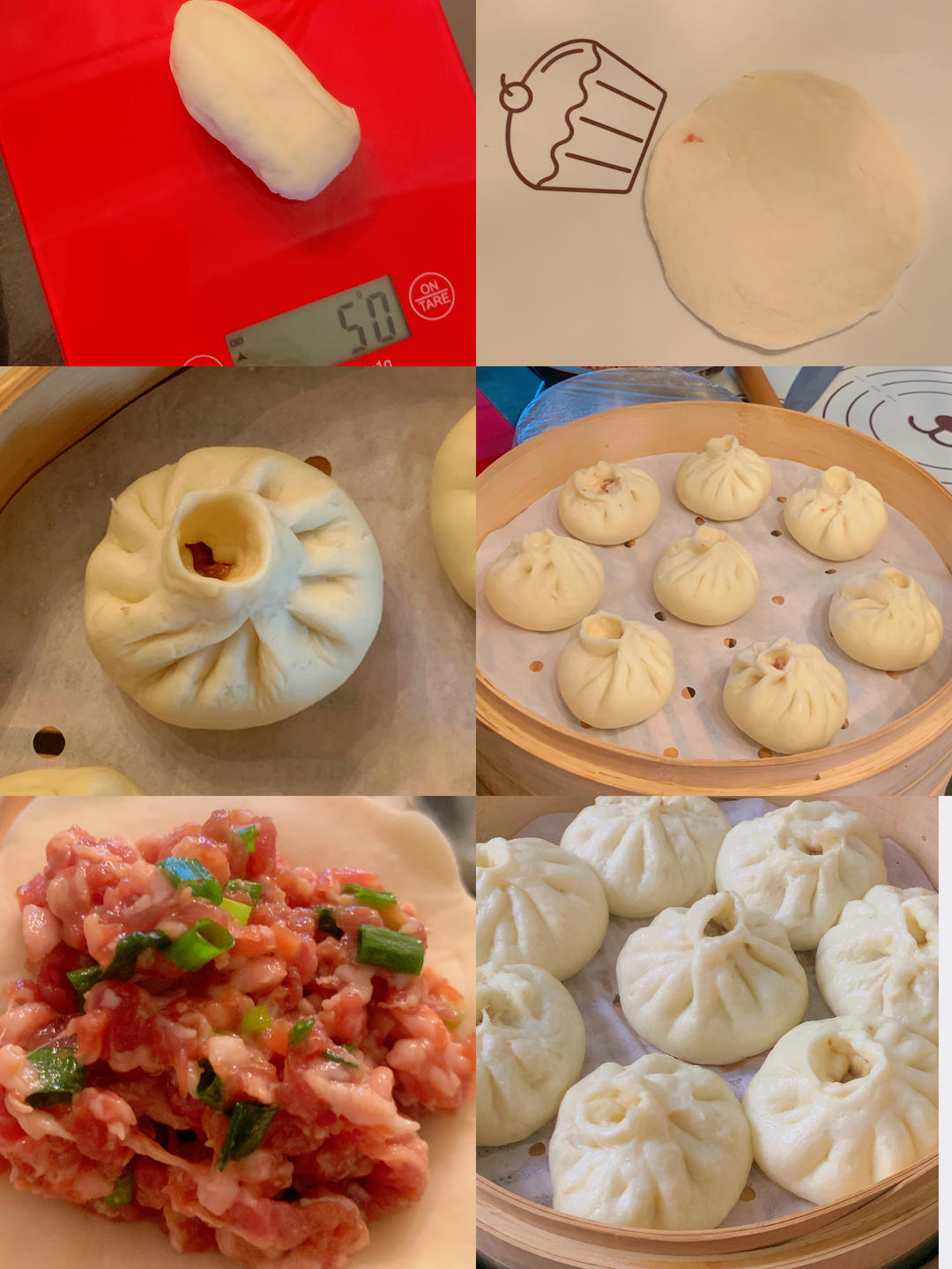 松软多汁的肉包子