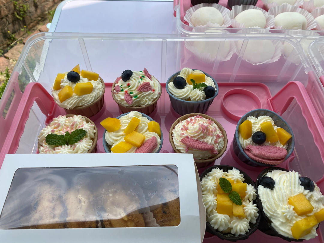 纸杯蛋糕 8寸戚风蛋糕的量