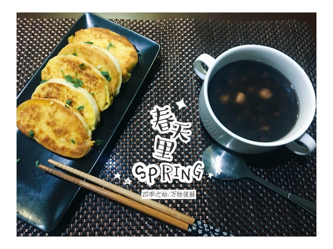 蛋煎馒头片