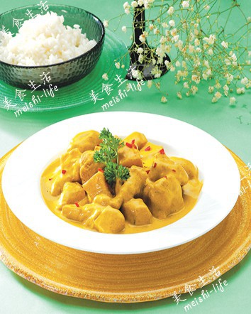 咖喱鸡饭的做法