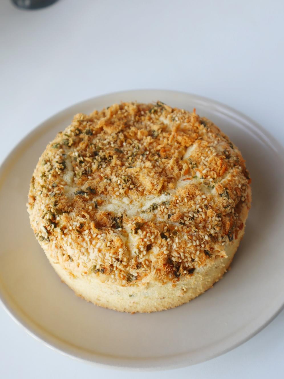 香葱肉松戚风蛋糕的做法