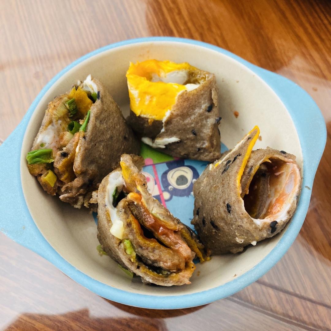 全麦鸡蛋卷饼