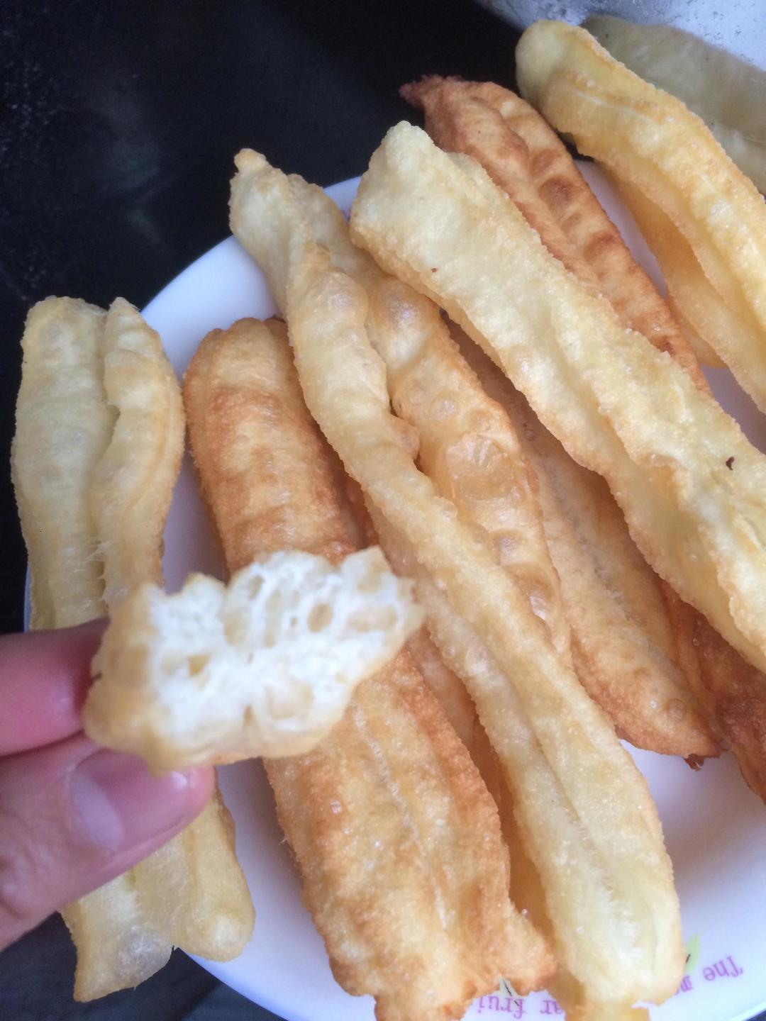 自制无铝油条的做法