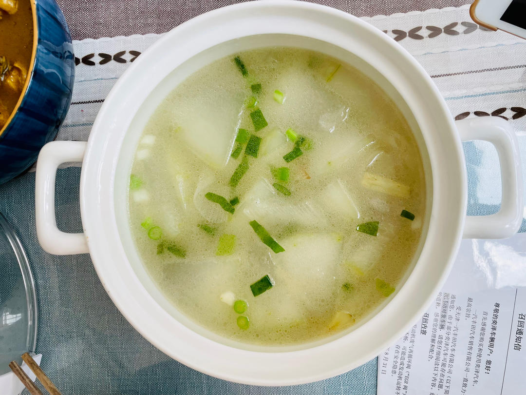 不建议大家尝试，这碗味道超鲜的冬瓜虾皮汤我要自己独享！