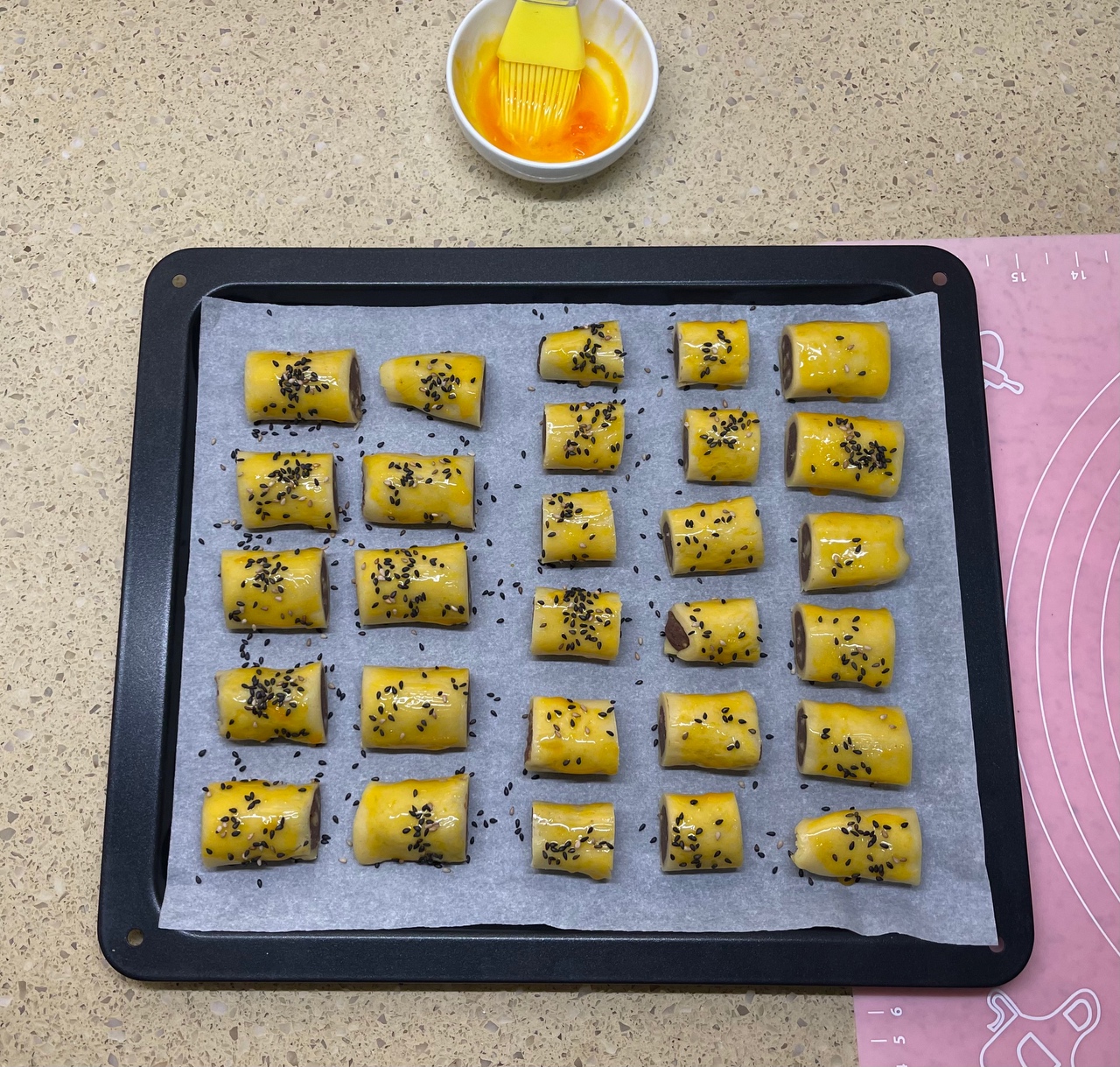 松子红豆酥的做法 步骤12