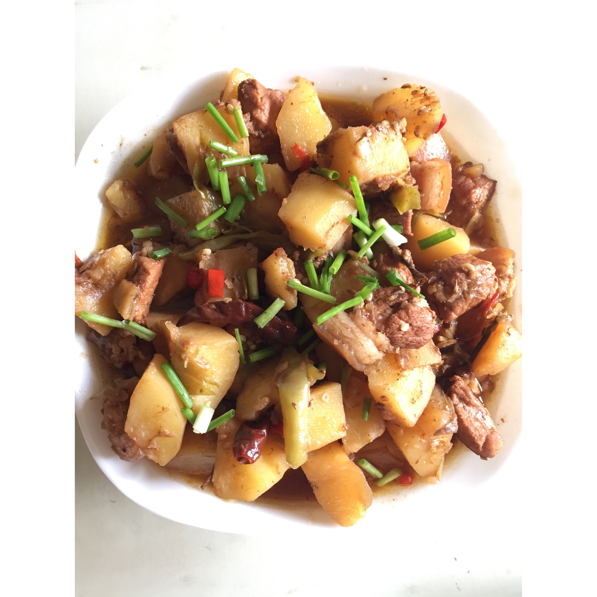 土豆烧肉
