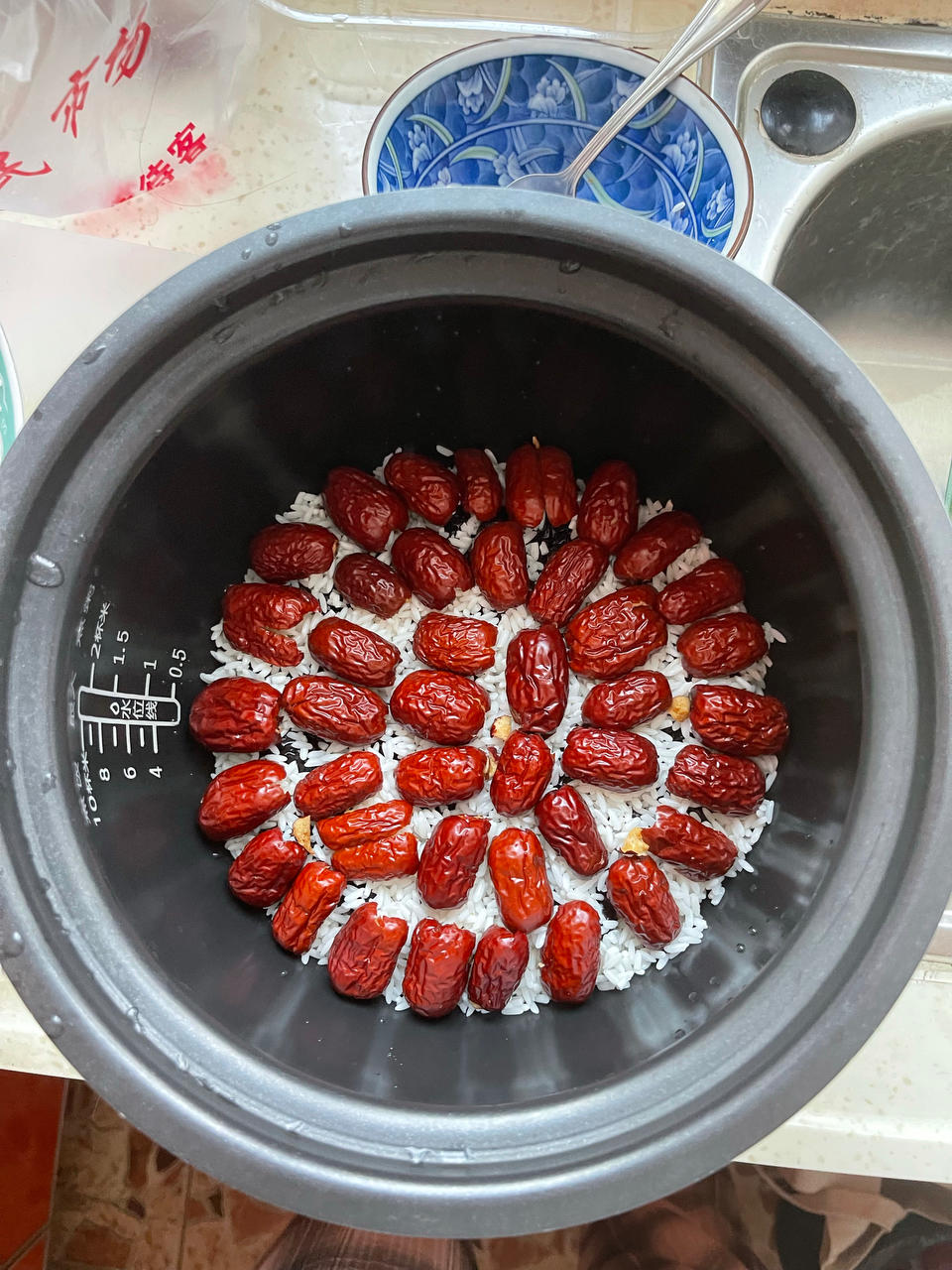 快手甑糕（高压锅镜糕）无需浸泡过夜