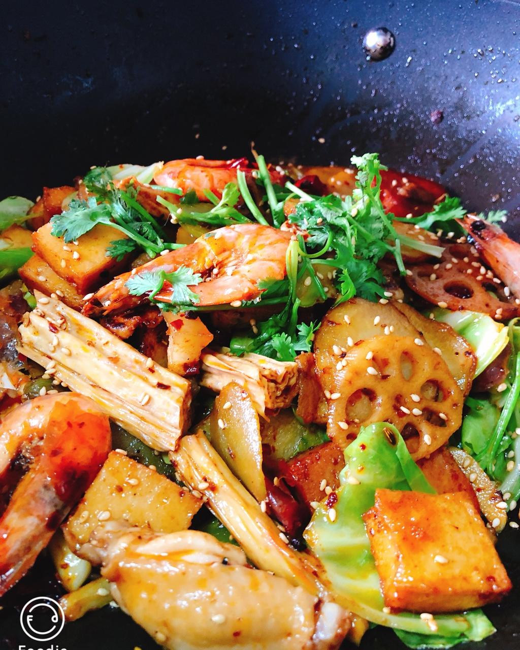 超多芒芒小丸子做的家常麻辣香锅