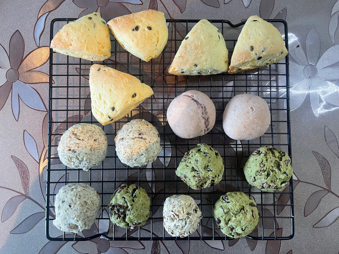 百香果乳酪司康/超级简单/快手食谱