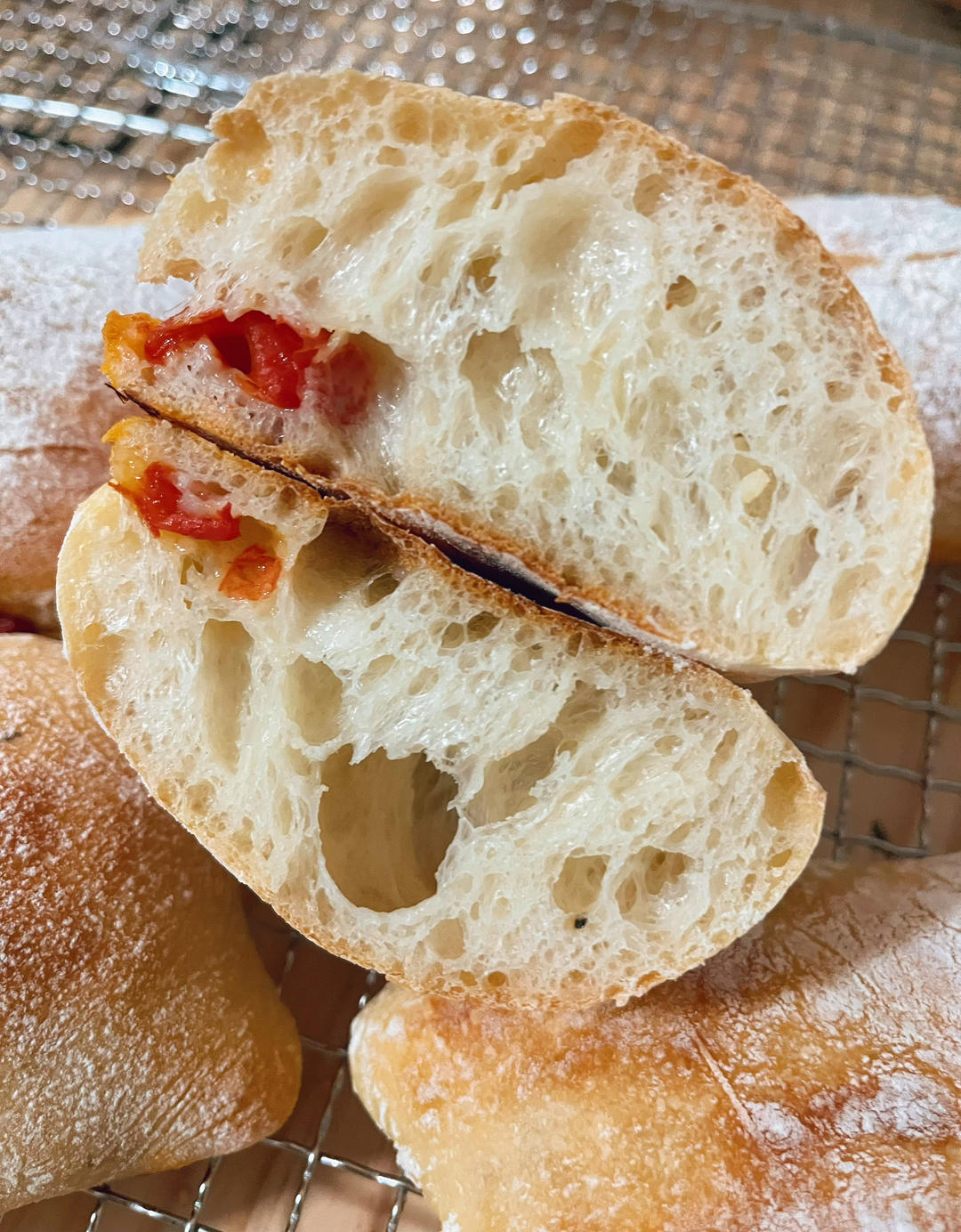 【ciabatta】家庭版恰巴塔，软乎乎的拖鞋面包