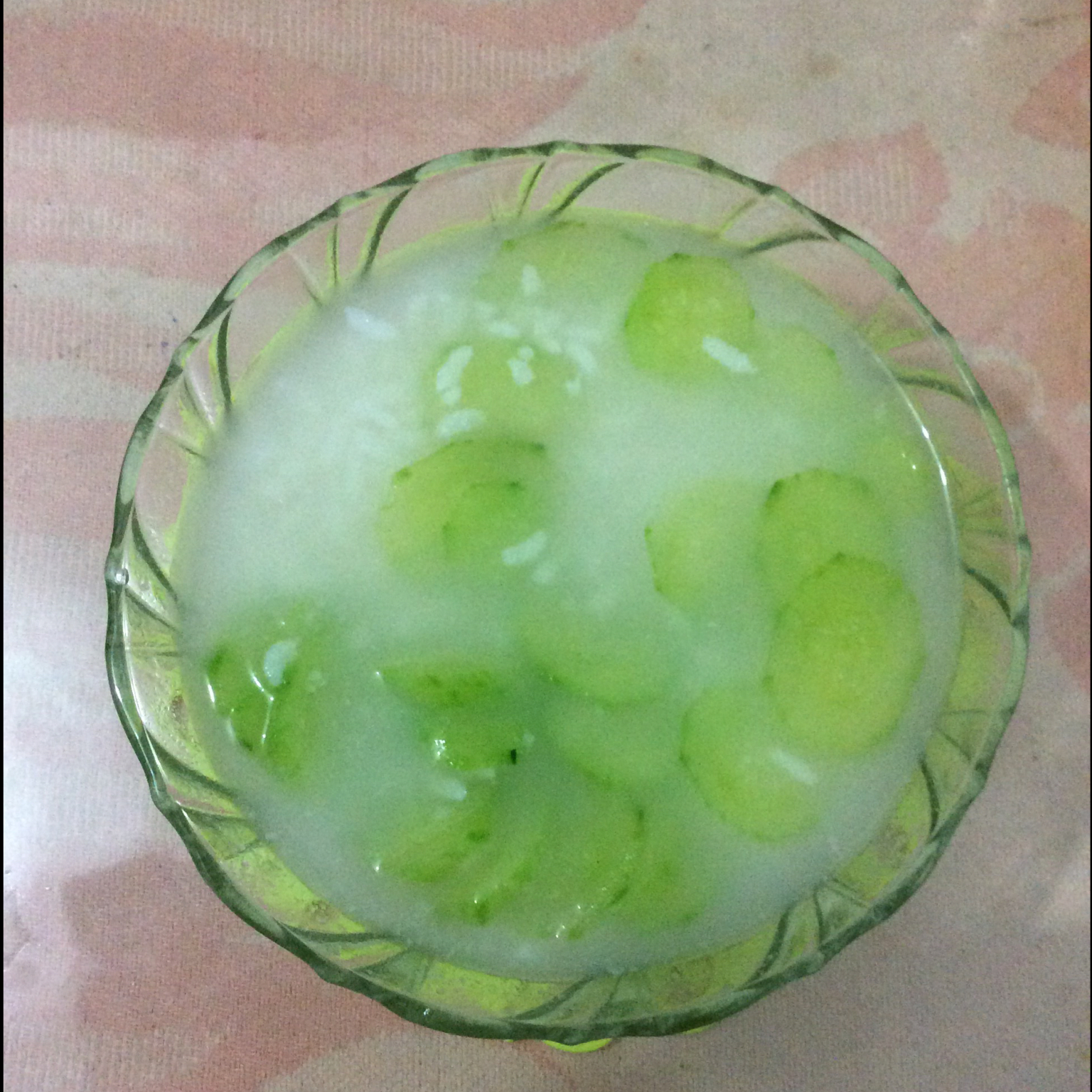 养颜青瓜粥