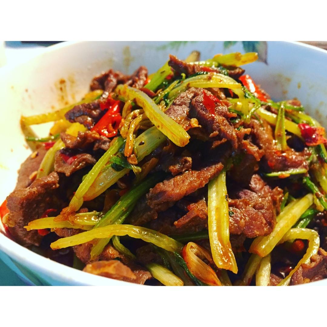 家常小炒黄牛肉