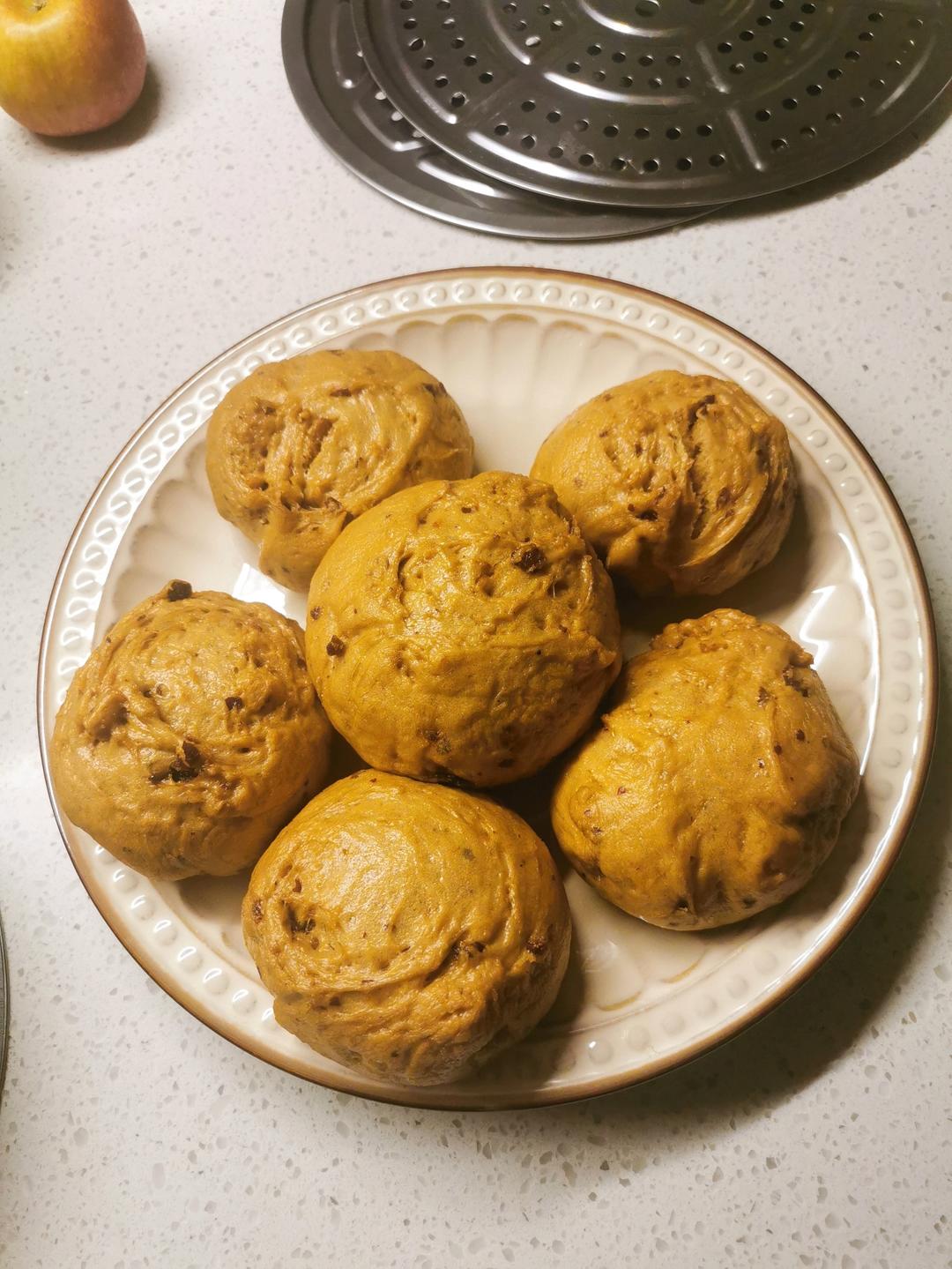 红糖红枣开花馒头（一次性发酵）