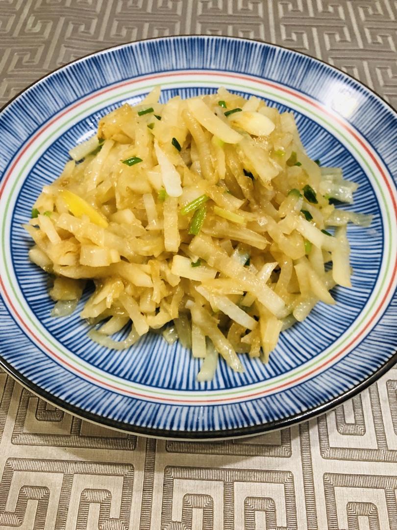 清炒白萝卜丝