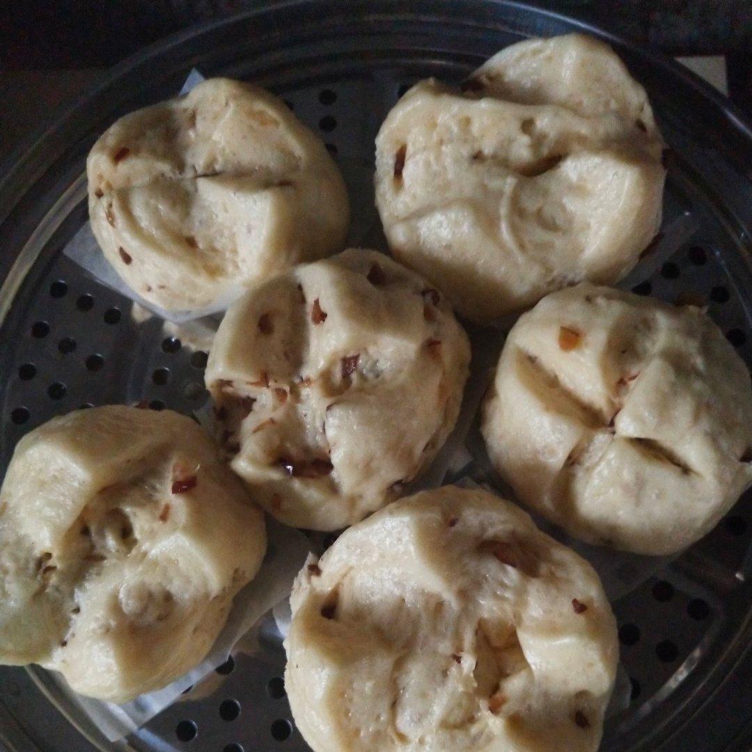 一次发酵红枣开花馒头