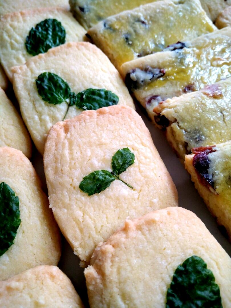 手作樱花薄荷饼干