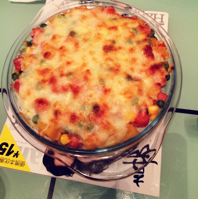 番茄鸡肉浓情焗饭【两人份】