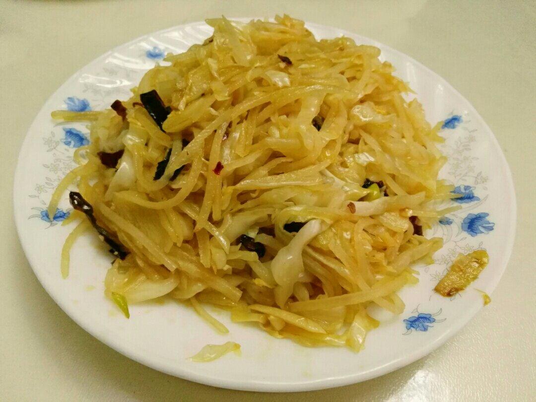 酸菜炒土豆丝