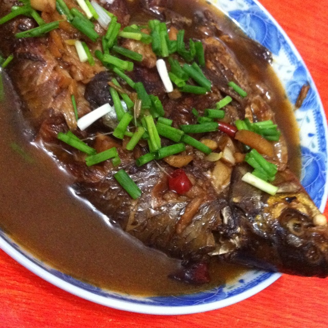 家常红烧扁鱼
