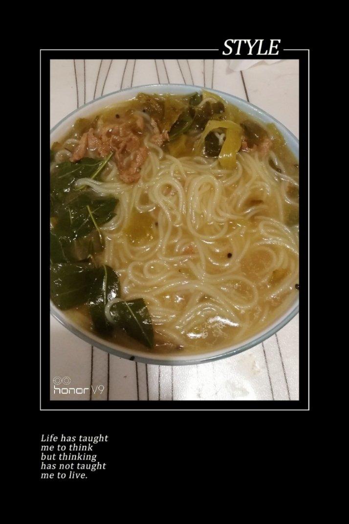快手爽口酸菜米线