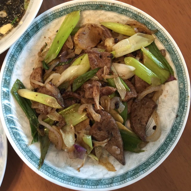 青椒炒猪肝