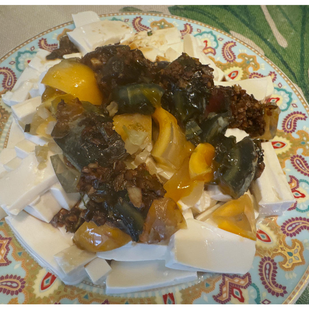 【最佳CP～】凉拌皮蛋豆腐✨