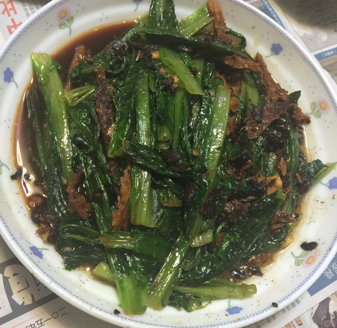 豆豉鲮鱼油麦菜