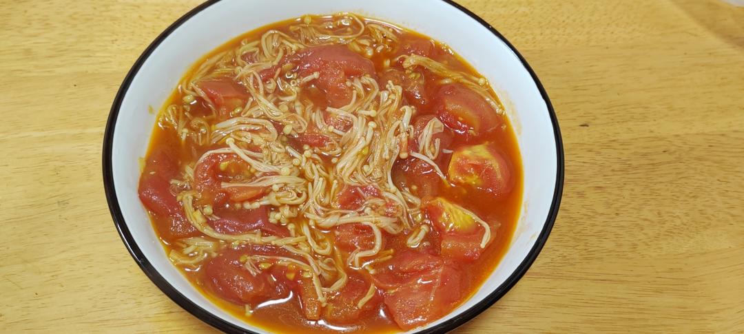 低脂低卡～营养又下饭的番茄金针菇