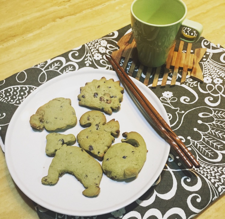 抹茶蜜豆曲奇
