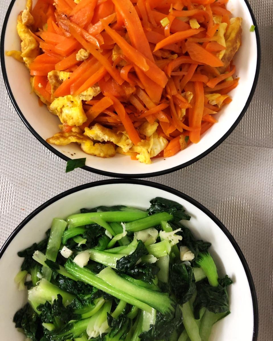 胡萝卜炒鸡蛋