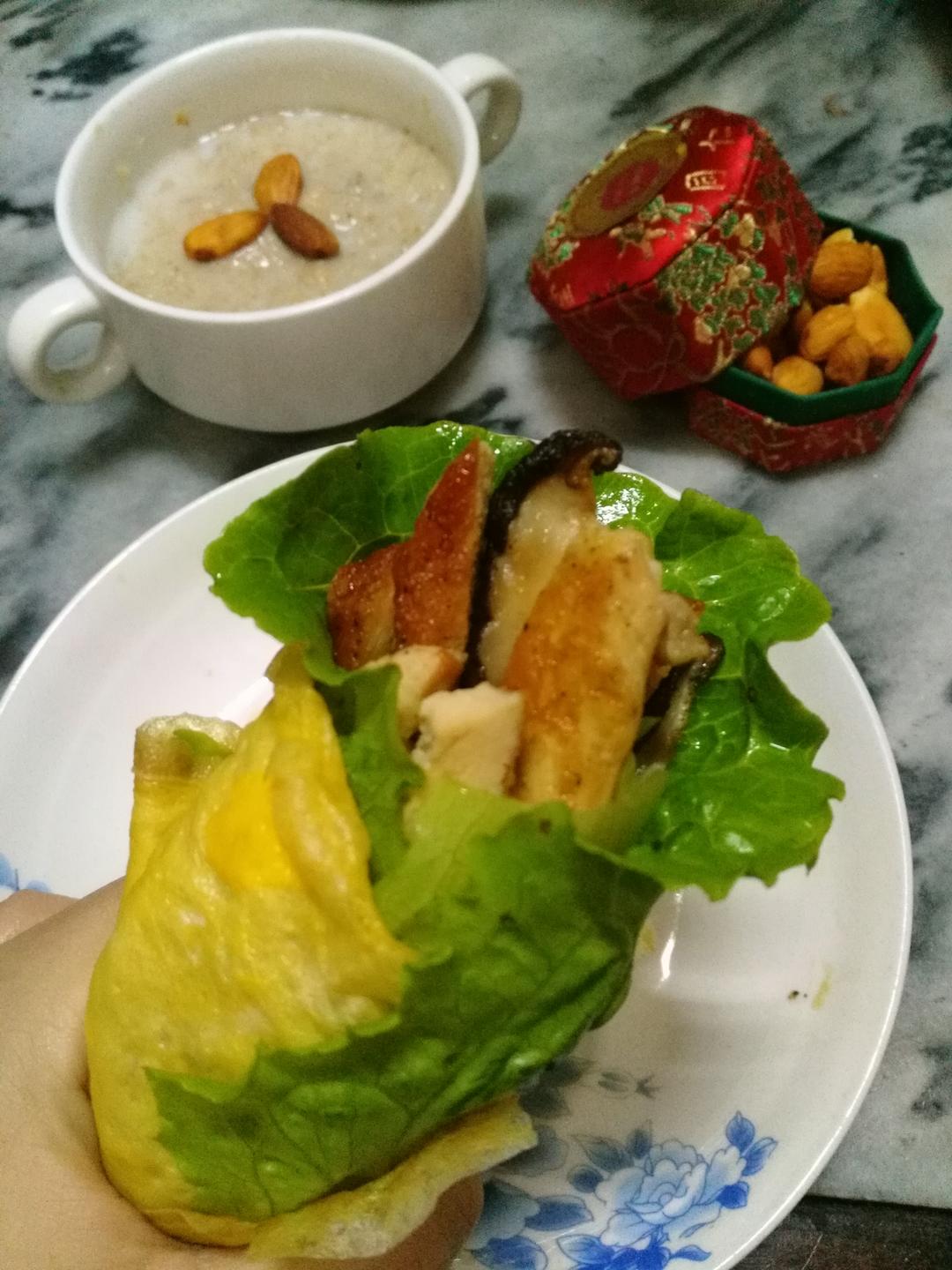 ［减脂厨房］洋葱鸡胸卷饼