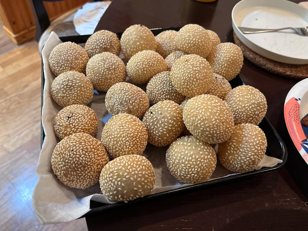 空心煎堆技巧